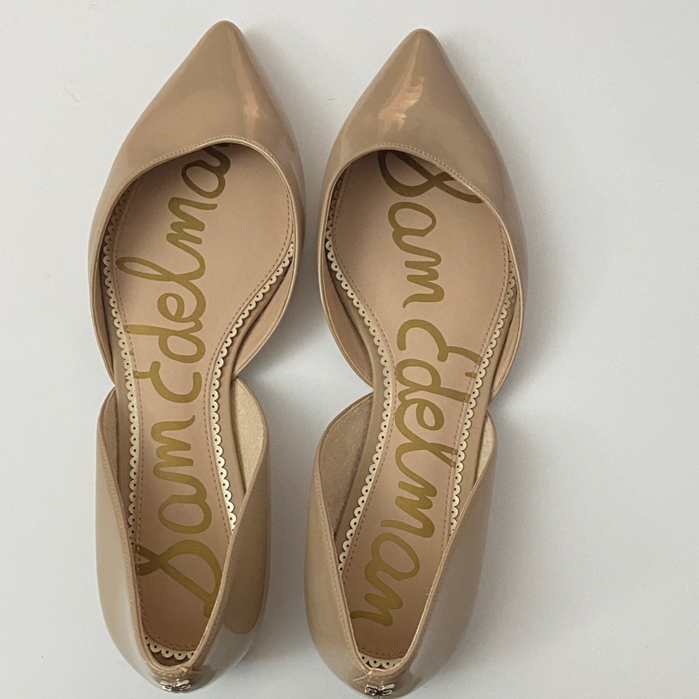 Sam Edelman Nude Pointed Flats
